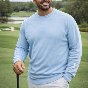 RLX Ralph Lauren Light Blue Crewneck Sweater